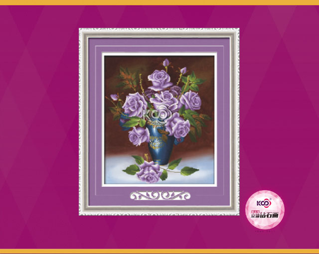 紫玫瑰 - Z91801 - KS十字绣