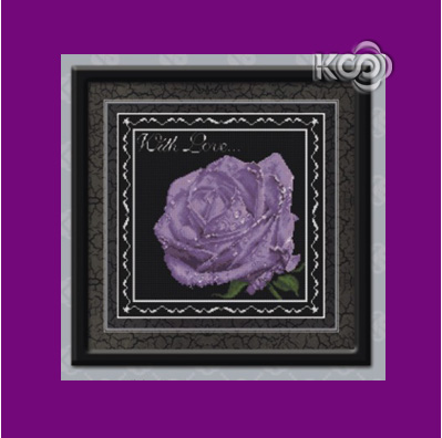 紫色妖姬 - 紫色妖姬 - KS十字绣
