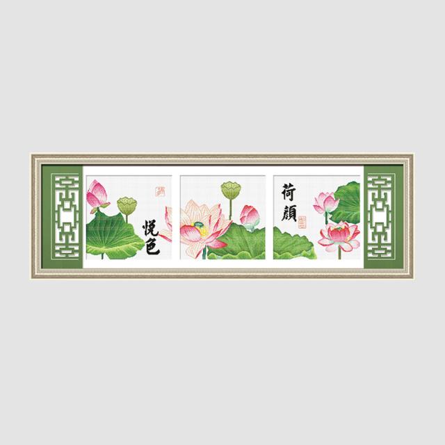 荷颜悦色 - 3030001 - KS十字绣