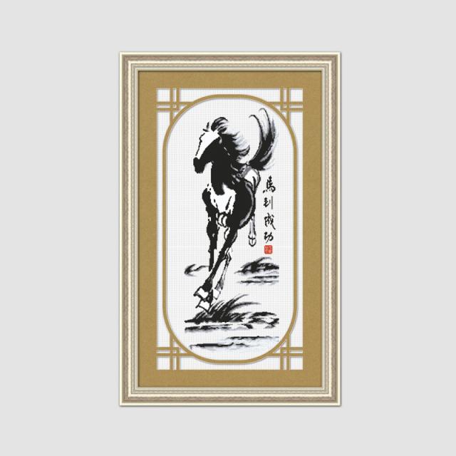 马到成功 - Y61567 - KS十字绣