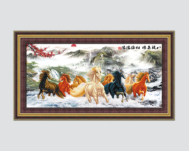 PD040032 八骏奔腾 - PD040032 - KS十字绣