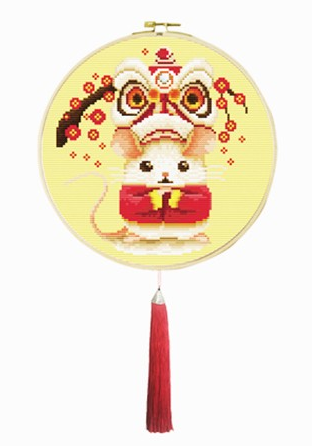 Y615292 金鼠贺年 - Y615292 - KS十字绣