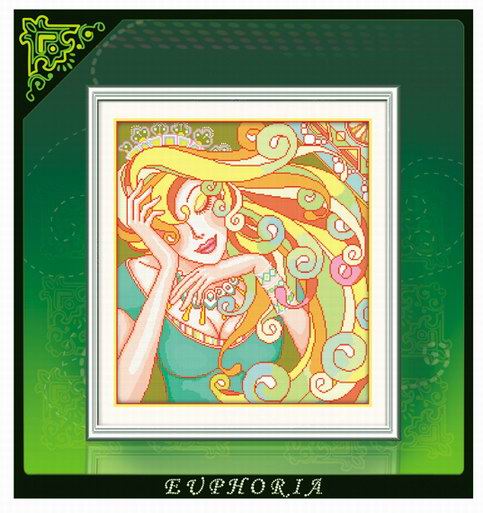 陶醉(免数格子的快易十字绣) - 61051(11CT) - KS十字绣